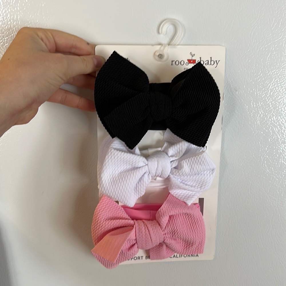 NWT Roobaby Bows